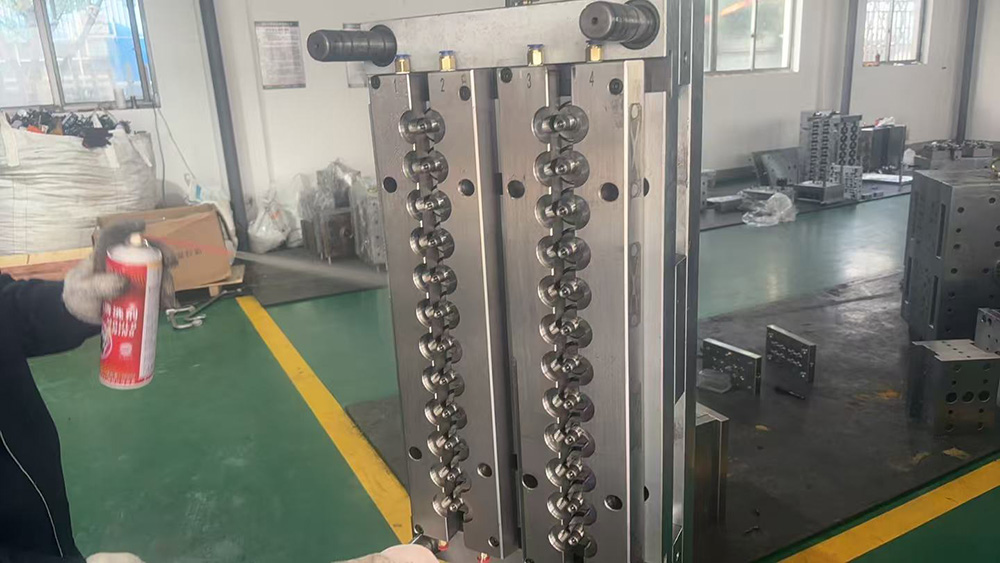 On-Site Maintenance Guide: 24-Cavity PET Preform Mold – Fixed Half