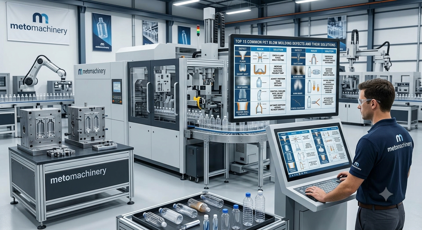 Top 15 Common PET Blow Molding Defects and Their Solutions