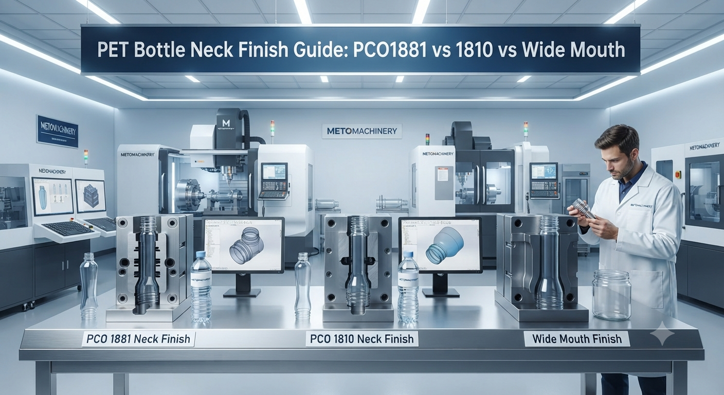 PET Bottle Neck Finish Guide: PCO1881 vs 1810 vs Wide Mouth